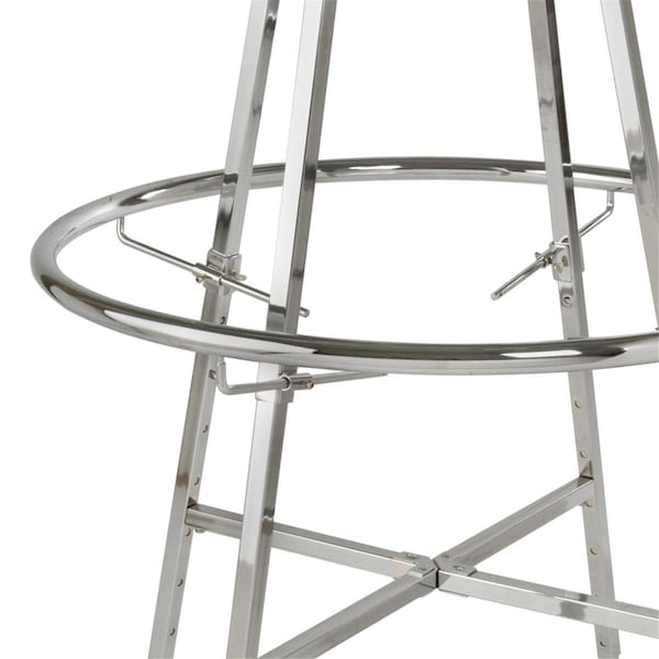 Luggage Loader Adjustable Clamps for Double Hanging Round Racks - Chrome LU2955240 - main